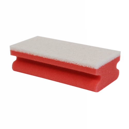 Arcora Pro-Sponge Delicate Scourer & Sponge Pad - Red-White