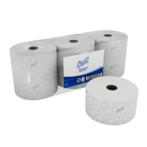 KC Scott® Essential™ Deca Roll Toilet Tissue - 1-Ply