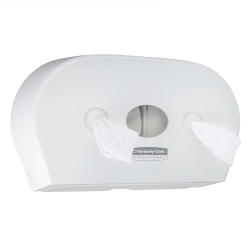 KC Aquarius™ Mini Twin Roll Centrefeed Toilet Paper Dispenser